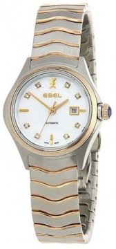 Buy this new Ebel Ebel Wave Automatic 30mm 1216199 ladies watch for the discount price of £1,675.00. UK Retailer.